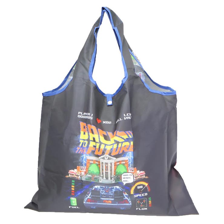 【10％OFFクーポン！11/27(木)1:59まで】cinemacollection バックトゥザフューチャー エコバッグ ショッピングバッグ ゲーム スモールプラネット お買い物かばん 映画キャラクター グッズ バッグ・鞄