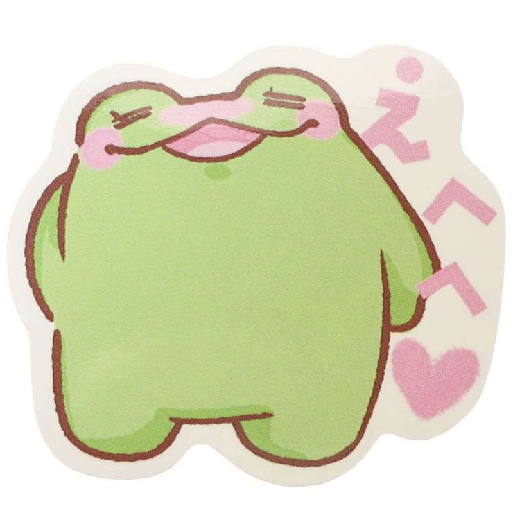 cinemacollection りんごかんぱにー ビッグシール りんごステッカー えへへ ステッドファスト デコステッカー かわいい グッズ 文房具