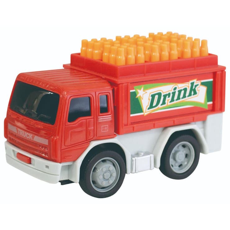 cinemacollection ドライブタウン おもちゃ プルバックカー NO.8 ジュース運送車 自動車 マルカ株式会社 ミニカー くるま のりもの グッズ ファッション雑貨