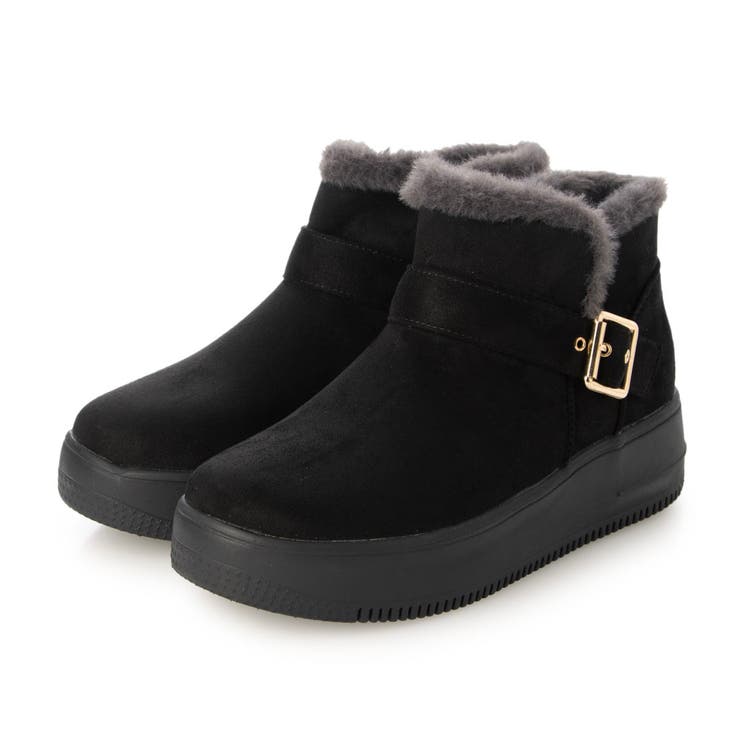 EVOL 【S-LLサイズ展開・柔らかい】ベルトファーブーツ シューズ・靴