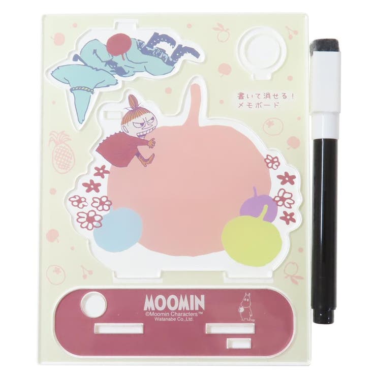 【10％OFFクーポン！3/26(木)1:59まで】cinemacollection ムーミン アクリルスタンド アクリルメモボード リンゴ リトルミイ 北欧 ワタナベ メッセージボード キャラクター グッズ ファッション雑貨