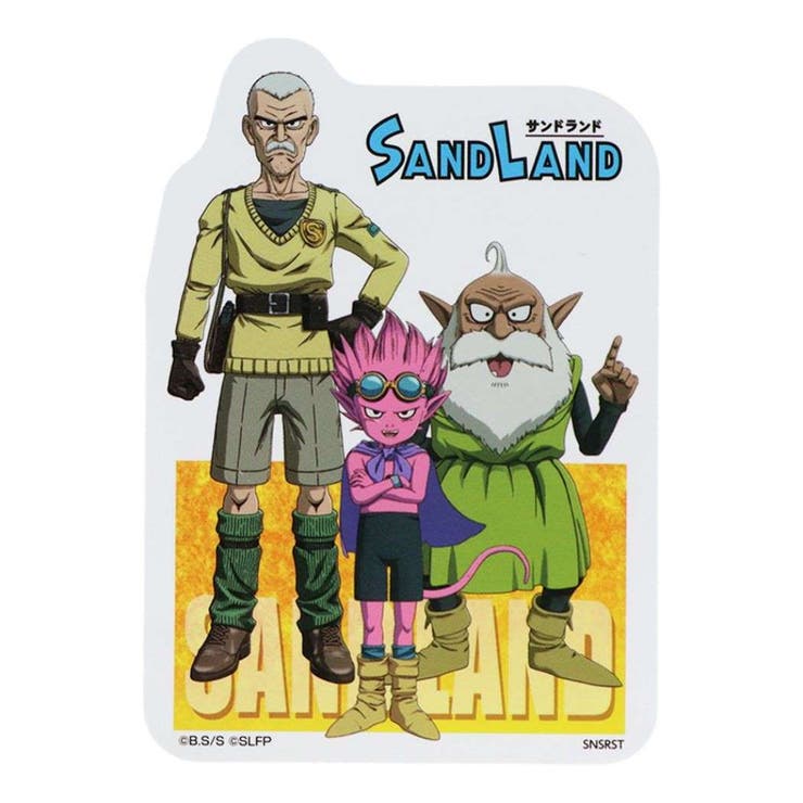 【10％OFFクーポン！2/10(火)1:59まで】cinemacollection SAND LAND ステッカーキャラクター ステッカー A 鳥山明SAND LANDx雑貨 サンスター文具 新入学 新学期 シール類 グッズ 文房具