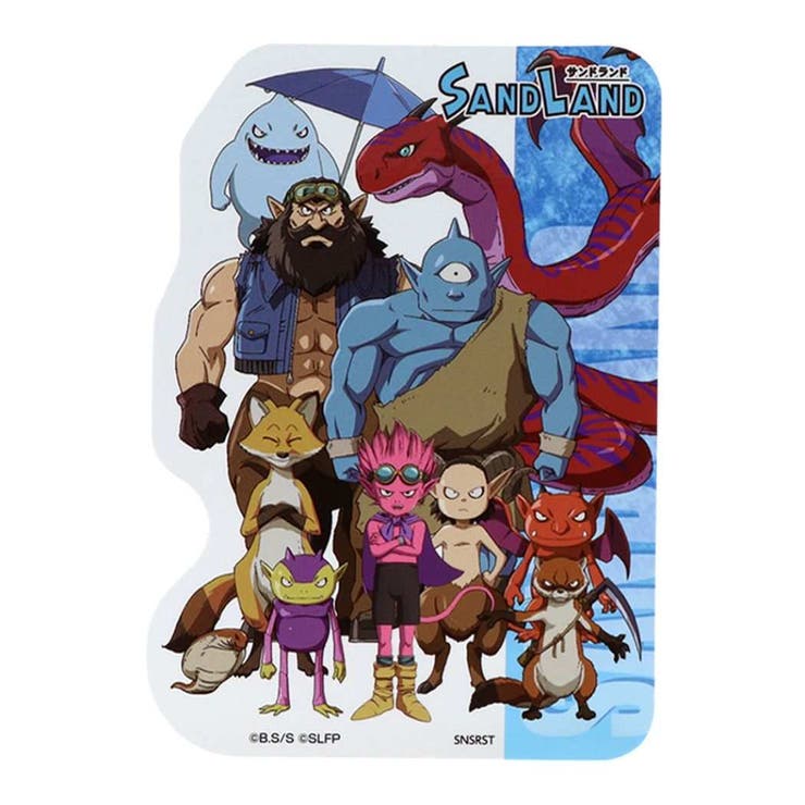 【10％OFFクーポン！2/10(火)1:59まで】cinemacollection SAND LAND ステッカーキャラクター ステッカー C 鳥山明SAND LANDx雑貨 サンスター文具 新入学 新学期 シール類 グッズ 文房具