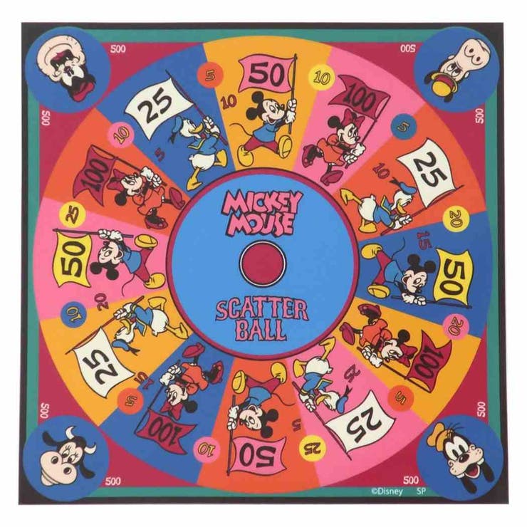 cinemacollection ミッキー＆フレンズ ビッグシール アウトドアステッカー ルーレット ディズニー スモールプラネット ノスタルジカシリーズ ビニールステッカー デコシール 耐水性 耐候性 キャラクター グッズ 文房具