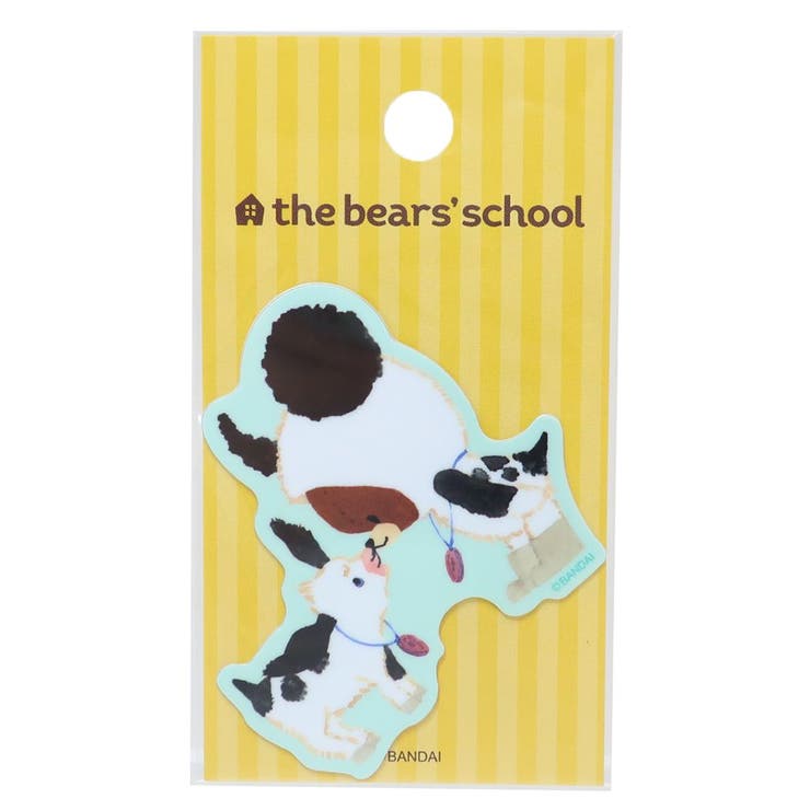 cinemacollection くまのがっこう ビニールシール ダイカットミニステッカー ジャッキー＆ミルク03 水..