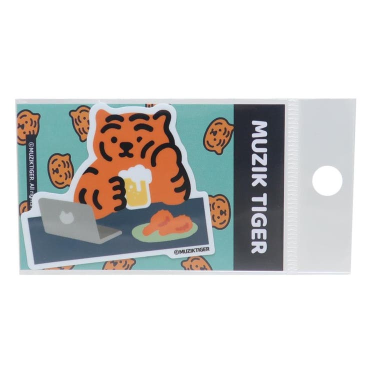 cinemacollection MUZIK TIGER ムジークタイガー ダイカットシール ダイカットミニステッカー 晩酌 ゼネラルステッカー 耐水耐光 デコ...