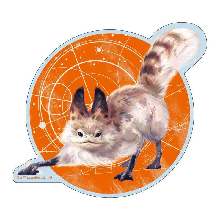 【10％OFFクーポン！2/10(火)1:59まで】cinemacollection スターウォーズ アソーカ ビッグシール ダイカットステッカー STAR WARS インロック コレクション雑貨 キャラクター グッズ 文房具