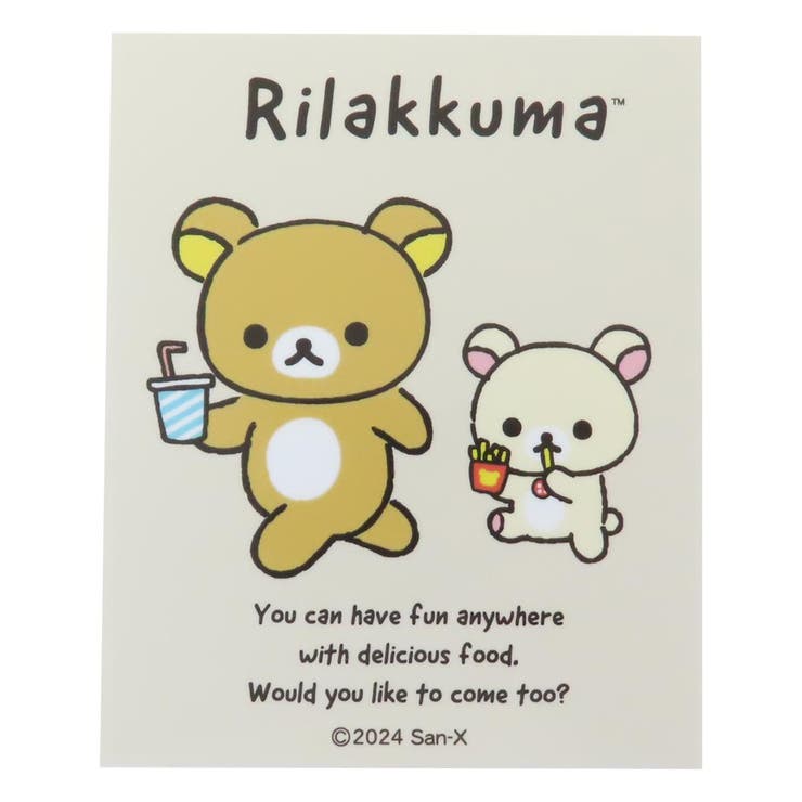 cinemacollection リラックマ シール アウトドアステッカー おさんぽ サンエックス スモールプラネット デコシール デコステッカー ギフト キャ...