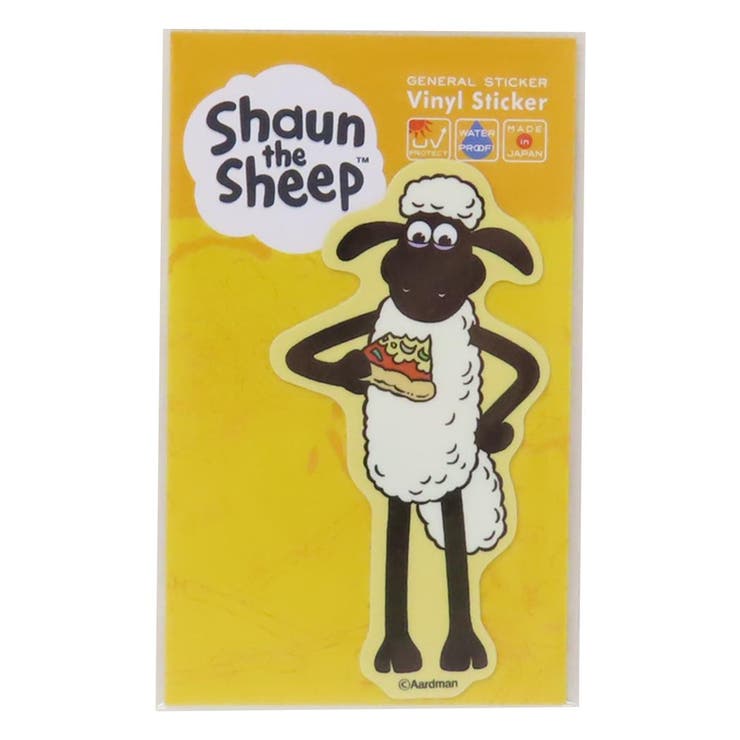 cinemacollection ひつじのショーン ダイカットシール ダイカットミニステッカー ピザ ゼネラルステッカー 耐水耐光 デコステッカー キャラクター...