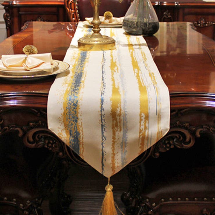 【10％OFFクーポン！11/27(木)1:59まで】aimoha ◯aimoha HOME テーブルクロス 30×210 食器・キッチン用品