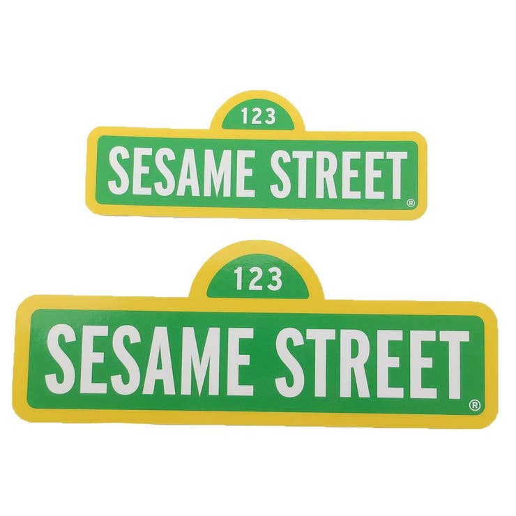 cinemacollection セサミストリート ビッグシール ステッカー ロゴ S&C デコレーション キャラクター グッズ 文房具