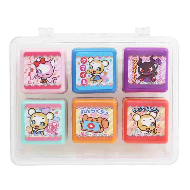 cinemacollection クマーバチャンネル スタンプセット はんこセット エンスカイ ギフト雑貨 キャラクター グッズ シネマコレクション 文房具