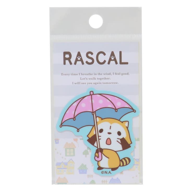 【10％OFFクーポン！2/10(火)1:59まで】cinemacollection あらいぐまラスカル ダイカットシール ダイカットミニステッカー 傘 世界名作劇場 ゼネラルステッカー 耐水耐光 デコステッカー キャラクター グッズ 文房具