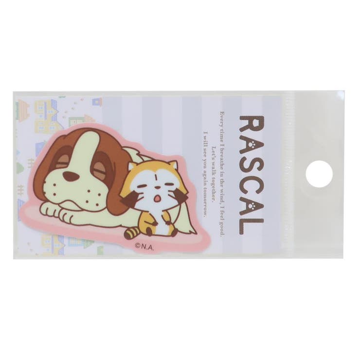 【10％OFFクーポン！2/10(火)1:59まで】cinemacollection あらいぐまラスカル ダイカットシール ダイカットミニステッカー いっしょにお昼寝 世界名作劇場 ゼネラルステッカー 耐水耐光 デコステッカー キャラクター グッズ 文房