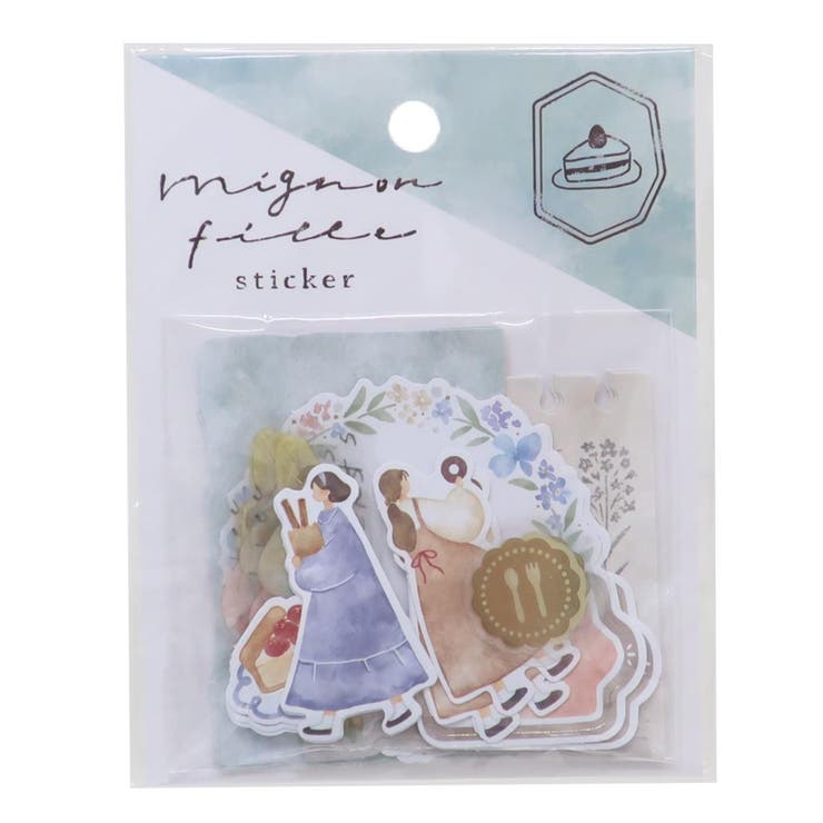 cinemacollection フレークシール ミニョンフィーユステッカー スイーツ クーリア 手帳デコ おしゃれ かわいい グッズ 文房具