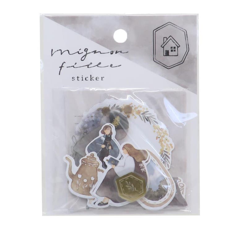 cinemacollection フレークシール ミニョンフィーユステッカー マイルーム クーリア 手帳デコ おしゃれ かわいい グッズ 文房具