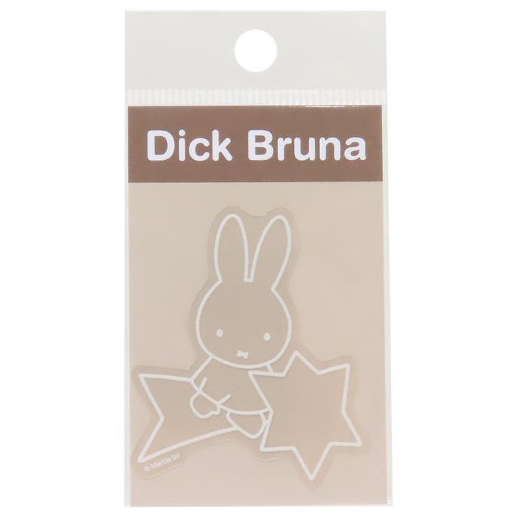 cinemacollection ミッフィー ダイカットシール クリアステッカー 星 ディックブルーナ ゼネラルステッカー 耐水耐光 デコステッカー 絵本キャラ...