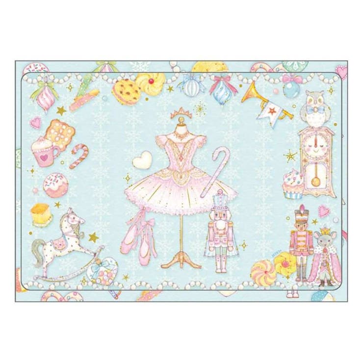 cinemacollection たけいみき 手紙セット ミニレターセット くるみ割り人形 クローズピン ミニ便箋&ミニ封筒 ガーリーイラスト グッズ 文房具