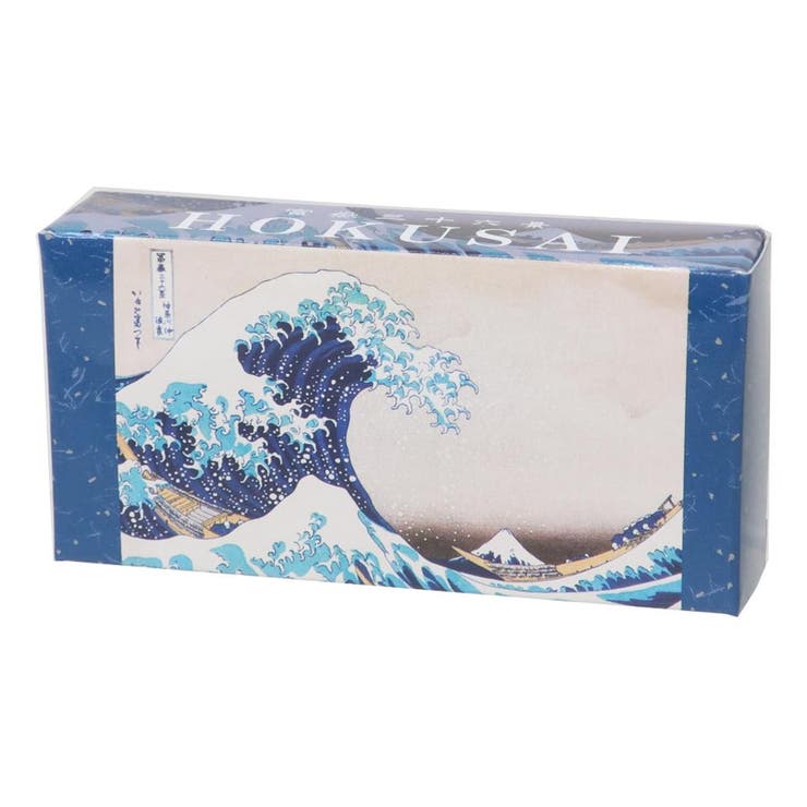 cinemacollection 葛飾北斎 フレークシール 箱シール 神奈川沖浪裏 funbox デコシール プレゼント おしゃれ 名画 グッズ 文房具