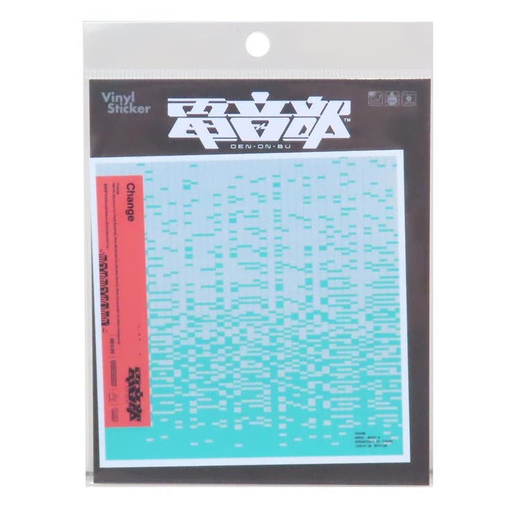 【10％OFFクーポン！1/16(金)1:59まで】cinemacollection 電音部 ステッカー CDジャケットステッカー 神宮前参道學園 Change feat. Yunomi ゼネラルステッカー 耐水耐光 デコステッカー キャラクター グッズ