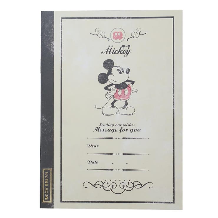 【10％OFFクーポン！11/27(木)1:59まで】cinemacollection ミッキーマウス フォトアルバム Note Book Photo Album ディズニー APJ 写真アルバム 封筒付き キャラクター グッズ 文房具