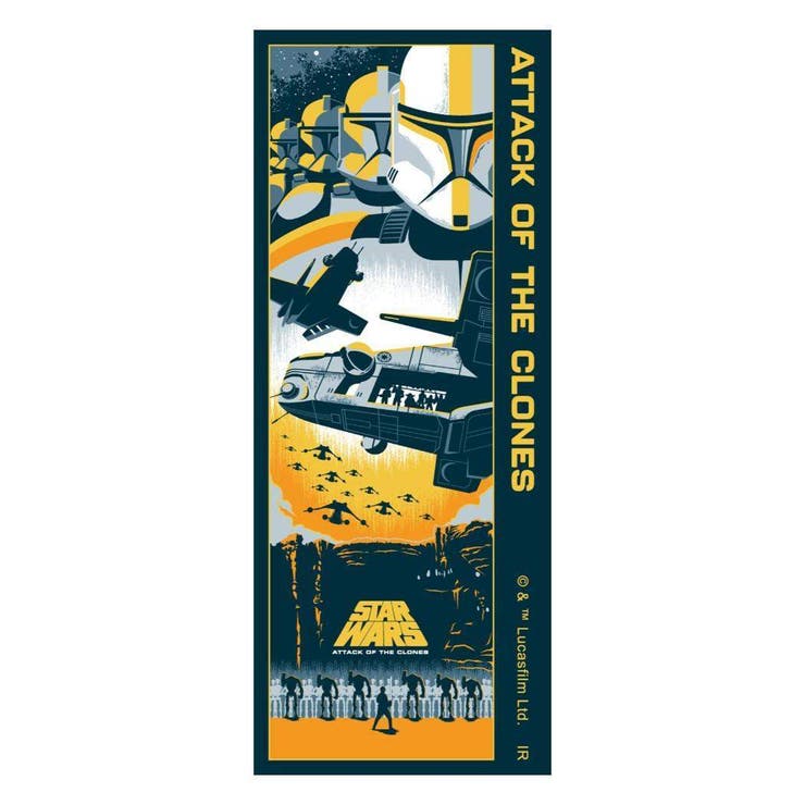 【10％OFFクーポン！2/10(火)1:59まで】cinemacollection スターウォーズ ビッグシール チェンジングステッカー SAGA EP2 STAR WARS インロック コレクション雑貨 キャラクター グッズ 文房具