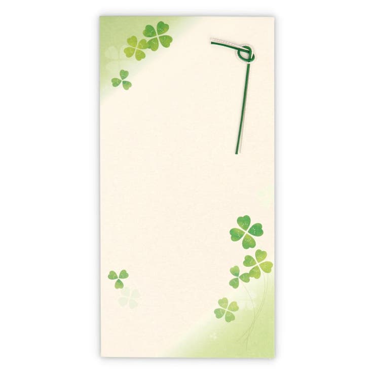 【10％OFFクーポン！3/26(木)1:59まで】cinemacollection 祝儀袋 金封 無地クローバー3 日本ホールマーク 封筒 祝い事全般 お祝い袋 グッズ 文房具