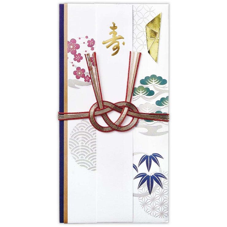 【ポイント2倍＆クーポン！3/11(水) 1:59まで】cinemacollection 祝儀袋 ご結婚御祝 たとう 寿スリム松竹梅 日本ホールマーク 結婚祝い 結婚お祝い ご祝儀袋 短冊付き グッズ 文房具