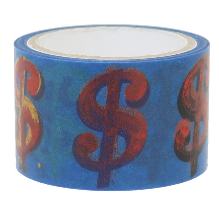 cinemacollection アンディ ウォーホル マスキングテープ マステ 25mm ドル ブルー APJ デコレーション 手帳デコ アートグッズ グッズ...