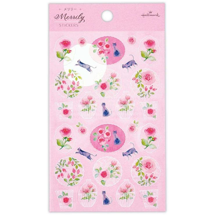 cinemacollection Merrily メリリー シールシート シール シールMRピンク 日本ホールマーク 手帳デコ デコシール かわいい グッズ 文...