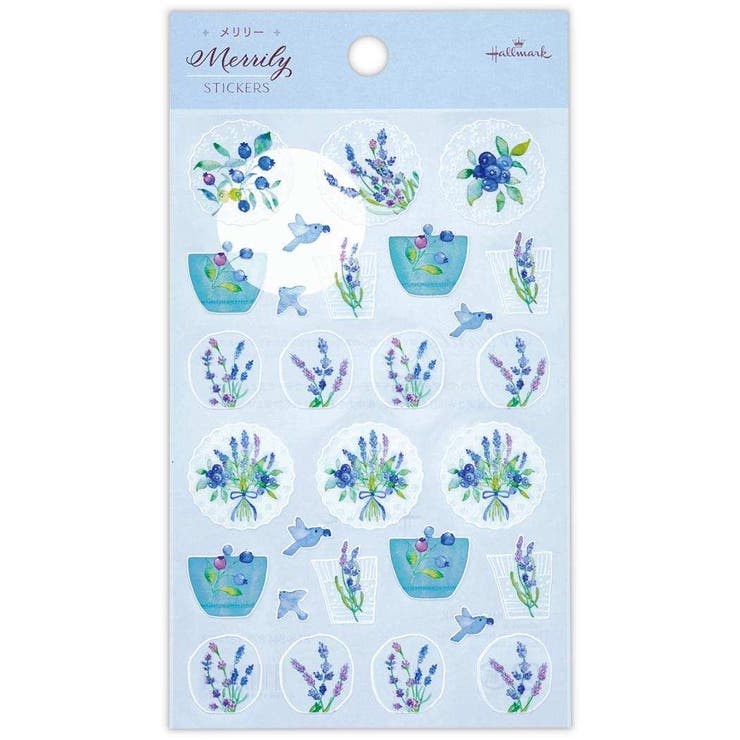 cinemacollection Merrily メリリー シールシート シール シールMRブルー 日本ホールマーク 手帳デコ デコシール かわいい グッズ 文...