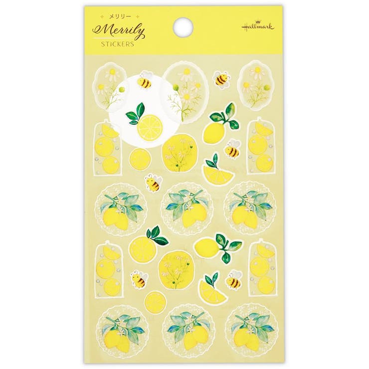 cinemacollection Merrily メリリー シールシート シール シールMRイエロー 日本ホールマーク 手帳デコ デコシール かわいい グッズ ...