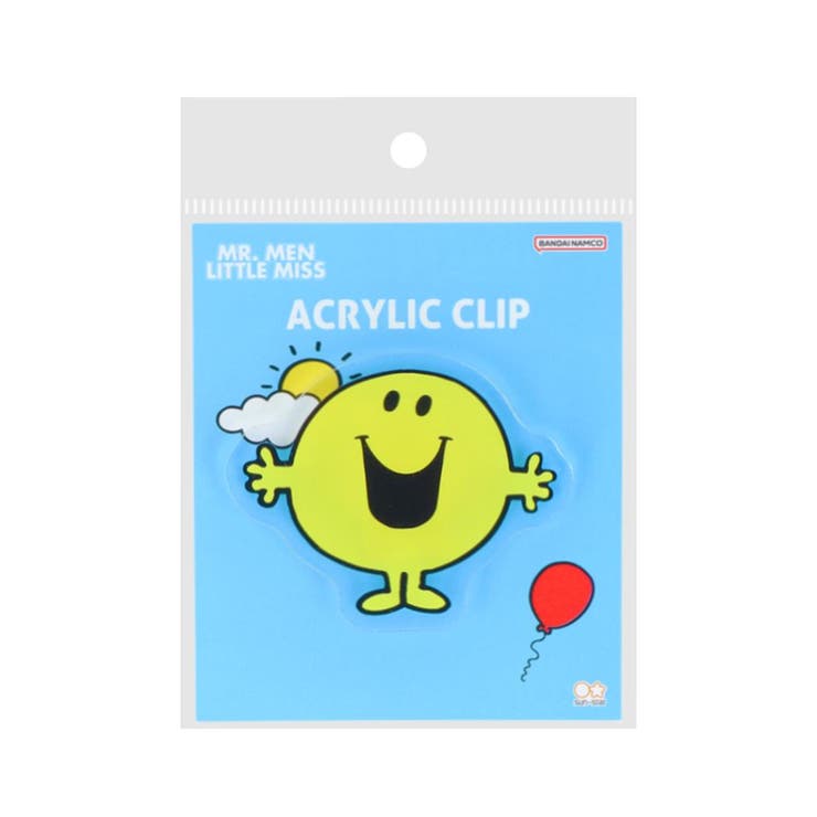 cinemacollection ミスターメン＆リトルミス クリップ アクリルクリップ M＆L ミスター ハッピー サンスター文具 事務用品 キャラクター グッズ 文房具