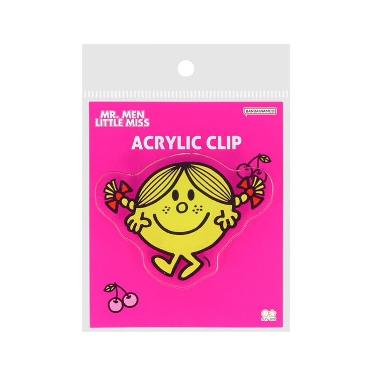 cinemacollection ミスターメン＆リトルミス クリップ アクリルクリップ M＆L リトルミス サンシャイン サンスター文具 事務用品 キャラクター グッズ 文房具