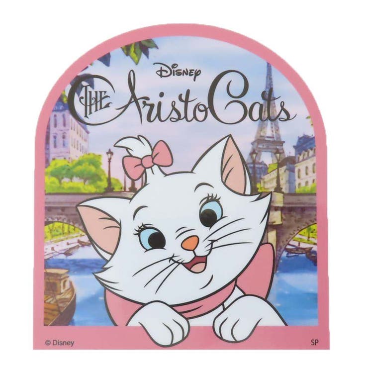 cinemacollection おしゃれキャット ビッグシール アウトドアステッカー マリー 窓 ディズニー スモールプラネット ビニールステッカー デコシー...