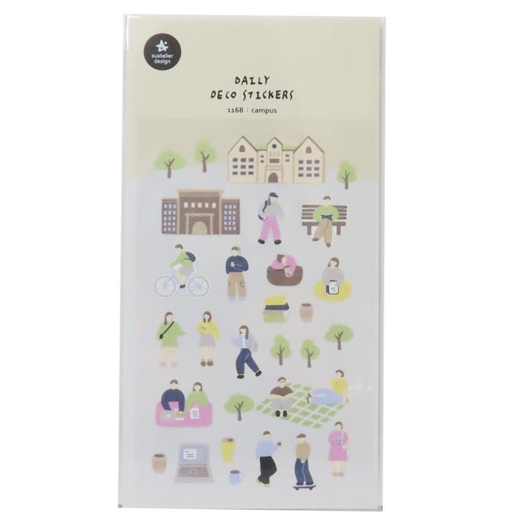 cinemacollection シールシート スワテリエステッカー campus S&C デコレーション DECOシール かわいい グッズ 文房具