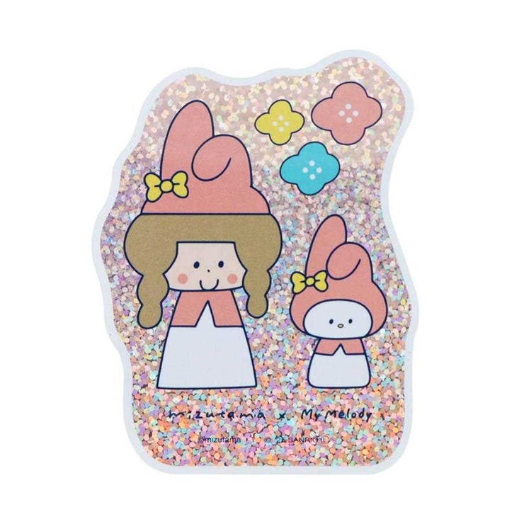 cinemacollection mizutamaxサンリオキャラクターズ ダイカットシール ホログラムステッカー マイメロディ サンスター文具 デコシール キ...