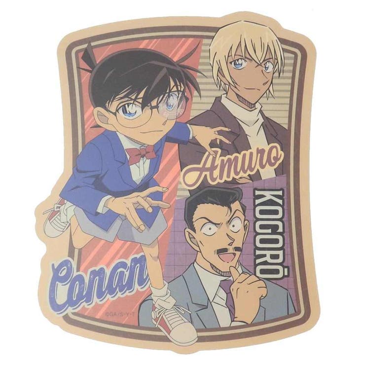 cinemacollection 名探偵コナン ダイカットシール トラベルステッカー コナン&小五郎&安室 少年サンデー エンスカイ 耐水 耐光 アニメキャラク...