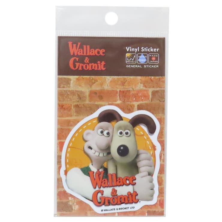cinemacollection ウォレスとグルミット ダイカットシール ビニールステッカー ハグ ゼネラルステッカー デコステッカー 耐水耐光 キャラクター ...