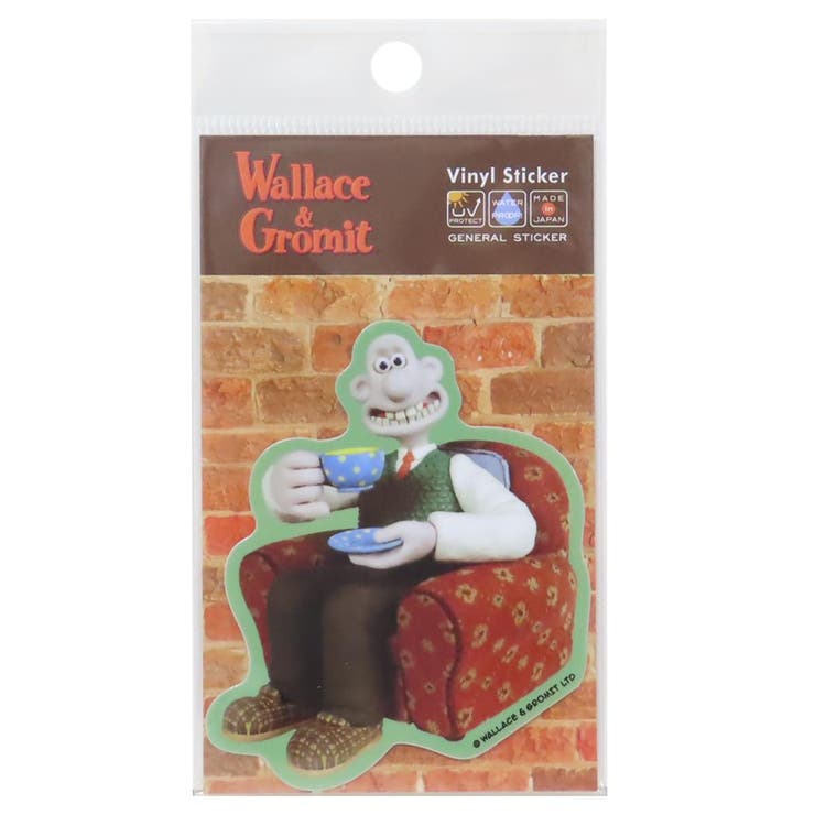 cinemacollection ウォレスとグルミット ダイカットシール ビニールステッカー ウォレス ゼネラルステッカー デコステッカー 耐水耐光 キャラクタ...