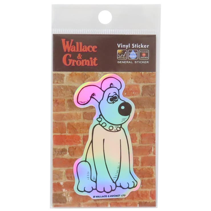 cinemacollection ウォレスとグルミット ダイカットシール ホログラムステッカー グルミット ゼネラルステッカー デコステッカー 耐水耐光 キャラ...