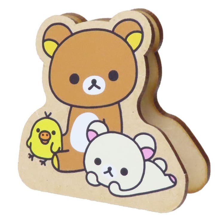 【10％OFFクーポン！3/26(木)1:59まで】cinemacollection リラックマ クリップ ダイカットメモスタンド A なかよし サンエックス ナガノファクトリー 事務用品 メモ立て キャラクター グッズ 文房具