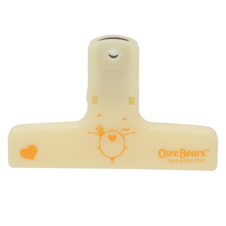 cinemacollection ケアベア クリップ プラクリップ大 イエロー CareBears S＆C 事務用品 キャラクター グッズ 文房具