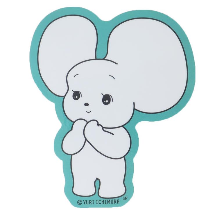 【10％OFFクーポン！2/10(火)1:59まで】cinemacollection なにげないねずみシラタマ ダイカットシール キャラクターステッカー ふふ スモールプラネット ダイカットビニールステッカー デコシール 耐水性 キャラクター グッズ 文