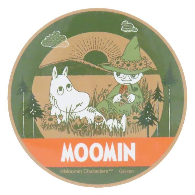 cinemacollection ムーミン ダイカットシール アウトドアステッカー キャンプ 北欧 学研ステイフル スマホステッカー 耐光 防水 キャラクター グッズ 文房具