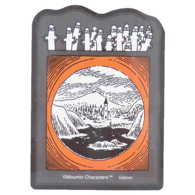 cinemacollection ムーミン ダイカットシール アウトドアステッカー ムーミン谷 北欧 学研ステイフル スマホステッカー 耐光 防水 キャラクター グッズ 文房具