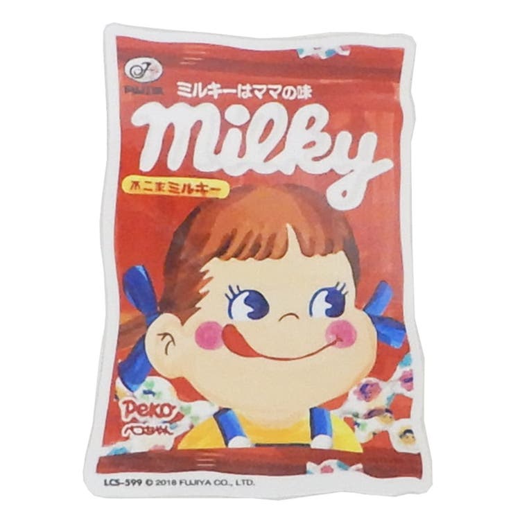 【10％OFFクーポン！2/23(月)1:59まで】cinemacollection 不二家 ミルキー ステッカー ダイカットビニールステッカー 大 お菓子パッケージシリーズ ゼネラルステッカー デコシール 耐水仕様 キャラクター グッズ 通販 シネマコ