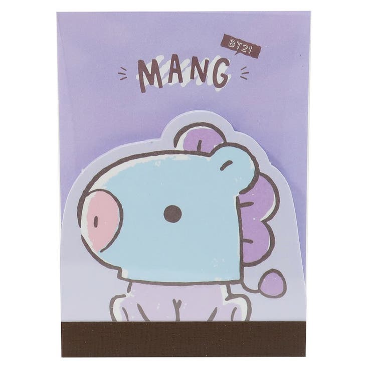 cinemacollection BT21 メモ帳 ダイカット ミニ ミニメモ MANG LINE FRIENDS カミオジャパン プレゼント キャラクター 商品 シネマコレクション 文房具