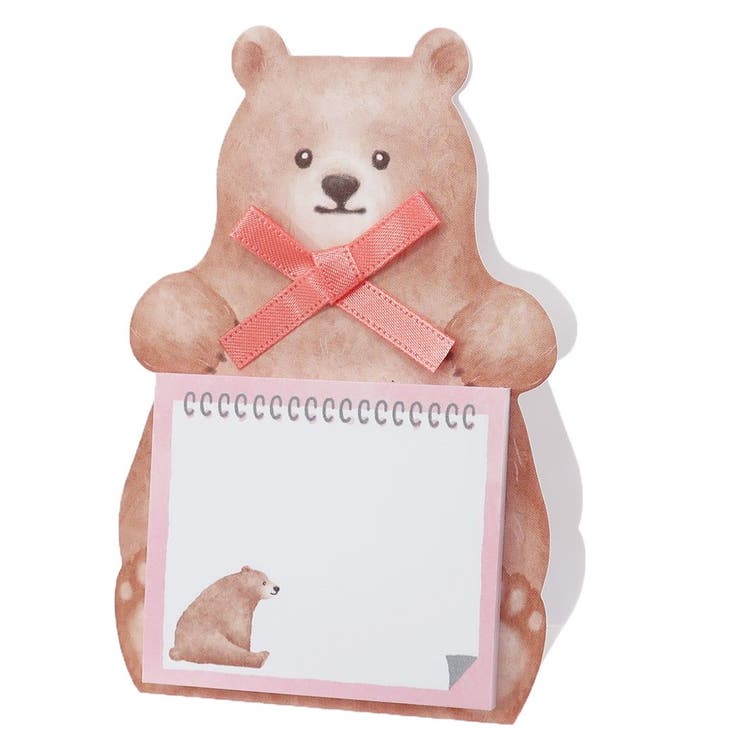 cinemacollection 付箋 アニマル スタンド ふせん クマ アニマル カミオジャパン メモ帳 事務用品 グッズ シネマコレクション 文房具