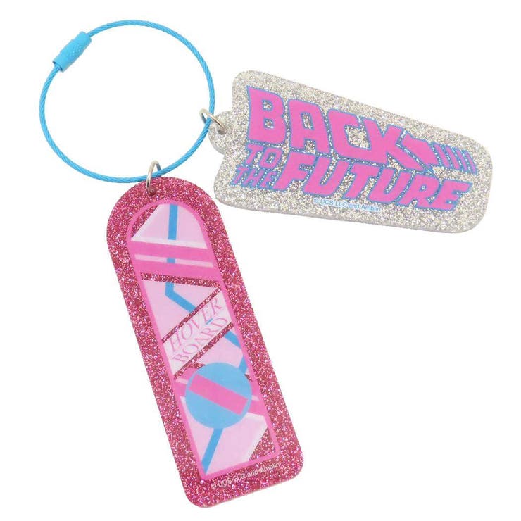 cinemacollection バックトゥザフューチャー キーホルダー 2連アクリルキーホルダー ホバーボード Green Flash コレクション雑貨 映画キャラクター グッズ 小物